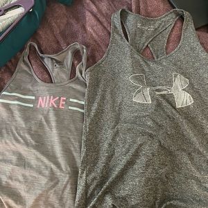 two workout tank tops